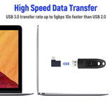 90 Degree Right Angled USB Type C Male to USB Type A 3.0 Female OTG Adapter for Nintendo Switch/Laptop/Mobile Phone