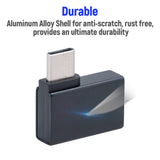 90 Degree Right Angled USB Type C Male to USB Type A 3.0 Female OTG Adapter for Nintendo Switch/Laptop/Mobile Phone