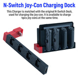 iPega PG-9186 4 in 1 Joy-Con Charging Dock Station with LED Indicator for Nintendo Switch