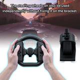 Multi Axis Steering Wheel with Suction Cup for Nintendo Switch/Nintendo Switch OLED Joy-Con (KJH-NS-057)