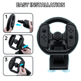 Multi Axis Steering Wheel with Suction Cup for Nintendo Switch/Nintendo Switch OLED Joy-Con (KJH-NS-057)