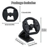 Multi Axis Steering Wheel with Suction Cup for Nintendo Switch/Nintendo Switch OLED Joy-Con (KJH-NS-057)