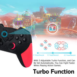 T23 Dual Vibration Wireless Controller with Wake-Up Function for Nintendo Switch/Switch OLED/Switch LITE/PC