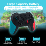 T23 Dual Vibration Wireless Controller with Wake-Up Function for Nintendo Switch/Switch OLED/Switch LITE/PC