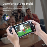 Project Design 3 in 1 Dockable Protective Case with Dock Faceplate and Thumb Cap for Nintendo Switch Peach Pattern/Transparent