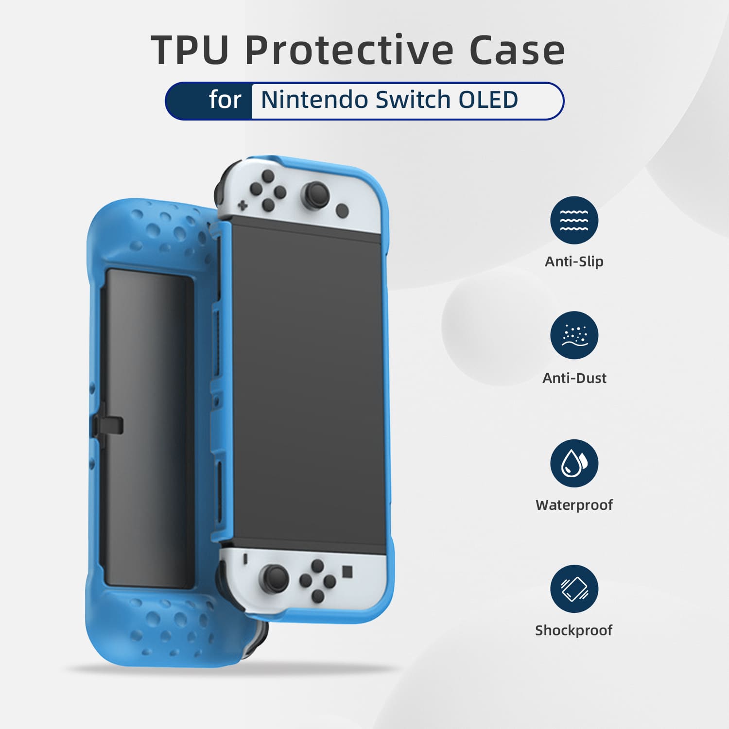任天堂 - by DOBE TPU Protective Case Cover for Nintendo Switch OLED (TNS