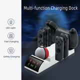 DOBE Multifunctional Charging Stand for Nintendo Switch Pro/Switch OLED/Switch Controller-White(TNS-19035)