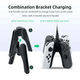 DOBE 4 In 1 Charging Handle for Nintendo Switch/Switch OLED Joy-Cons (TNS-1180)