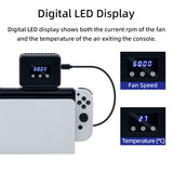 Radiator with LED Temperature Display for Nintendo Switch/Switch OLED