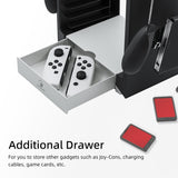 Honcam Multifunction Charger Dock With Disc Storage for Nintendo Switch/OLED (HC-A35G7)