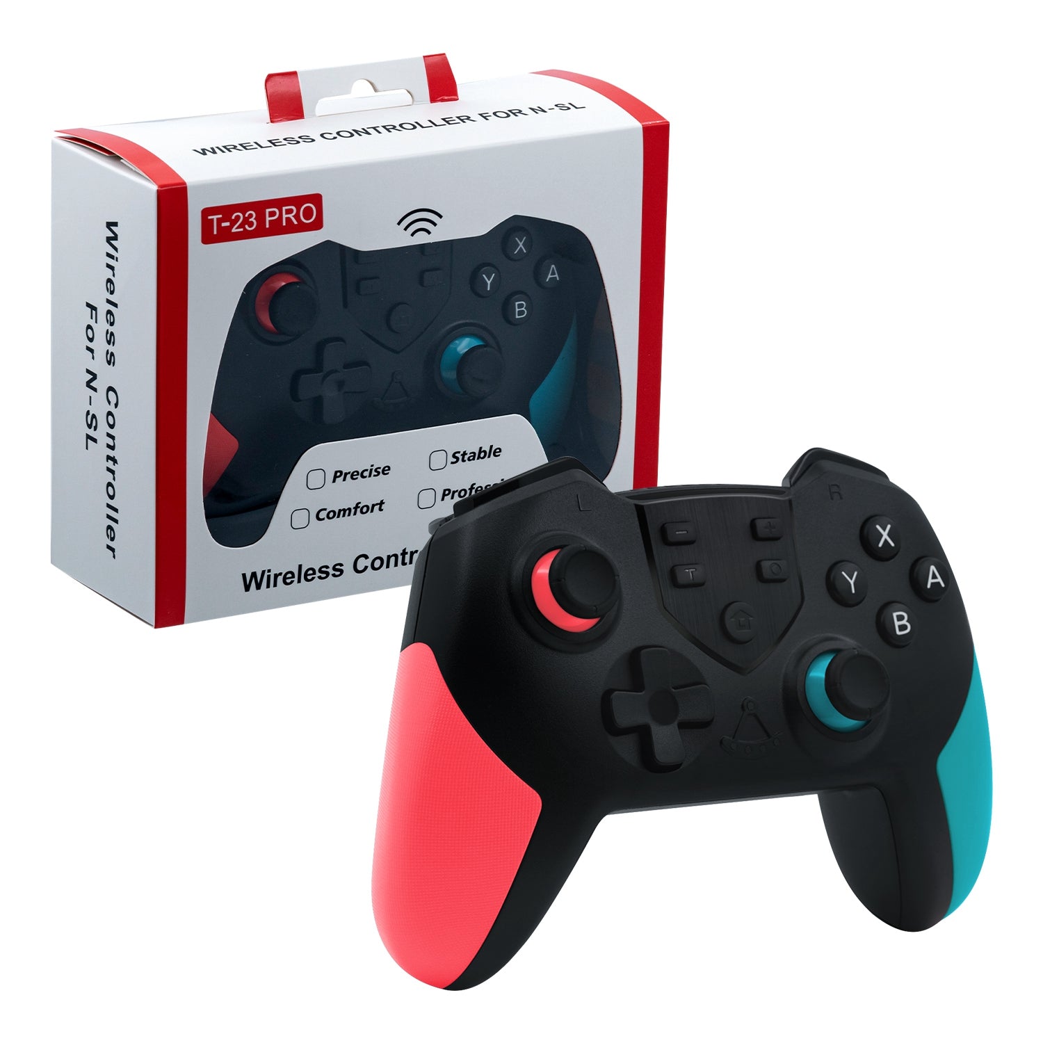 T23 Pro Dual Vibration Wireless Controller with NFC Function for