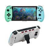 DOBE In-line Controller with Motor Vibration for Nintendo Switch/Switch OLED-Blue/Green(TNS-1188)