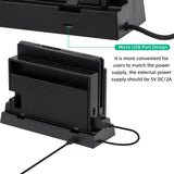 DOBE 4 Ports USB 2.0 Hub Dock for Nintendo Switch(TNS-1849)