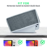 Protective Dust Cover for Nintendo Switch/Switch OLED on Dock with Joy-Con Attached