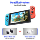 Metal L/R Lock Buckle Set with Open Tool for Nintendo Switch Joy-Con