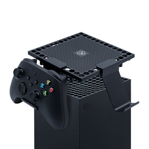Dust Cover with Portable Controller Holder for Xbox Series X