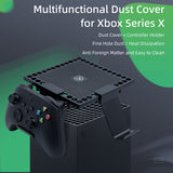 Dust Cover with Portable Controller Holder for Xbox Series X