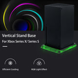 Vertical Stand Base with RGB Light & Remote Control for Xbox Series X/Series S