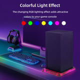 Vertical Stand Base with RGB Light & Remote Control for Xbox Series X/Series S