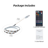 Colorful RGB LED Light Strip with Remote Control for Xbox Series X/PS5 Console Base