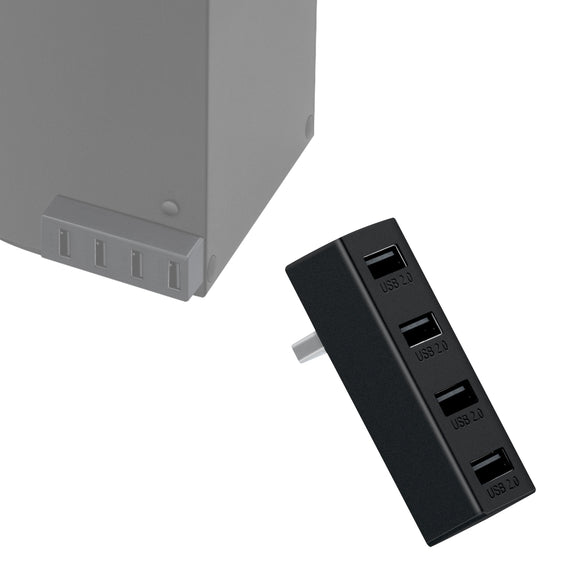 1-to-4 USB2.0 Hub for Xbox Series X/Series S - Black (XS03)
