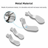 4 Pcs Metal Paddles Trigger for Xbox Elite/Xbox Elite 2 Controller-Silver