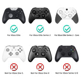 4 Pcs Metal Paddles Trigger for Xbox Elite/Xbox Elite 2 Controller-Silver