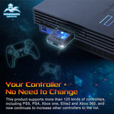 Brook Wingman PS2 Converter for Xbox 360/Xbox One/XSX|S/Xbox Elite 1&2/PS5/PS4/PS3/Switch Pro Controller to PS2/PS/PS Classic (FM00010530)