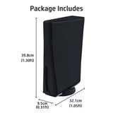 Dust Cover for PS5 Game Console - Black(Not for PS5 Slim)