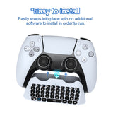 Wireless Mini Keyboard for PS5 Controller White (JYS-P5121)