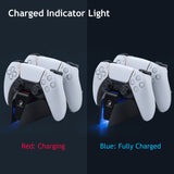 Honcam Tri-Protection Safety Dual Controller Charger for PS5 DualSense Controller