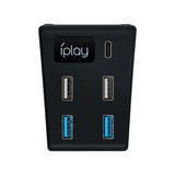 1-to-5 USB Hub For PS5 DE/UHD Gaming Console - Black (HBP-308)(Not for PS5 Slim)