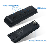 DOBE 1-to-4 USB 2.0 Hub For PS5 Gaming Console Black (TP5-0576)(Not for PS5 Slim)