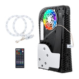 8-Color RGB LED Light Strip with Remote Control for PS5 Console