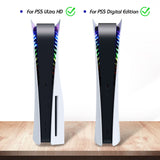 8-Color RGB LED Light Strip with Remote Control for PS5 Console