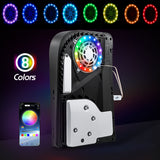 8-Color RGB LED Light Strip with Remote Control for PS5 Console