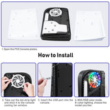 8-Color RGB LED Light Strip with Remote Control for PS5 Console