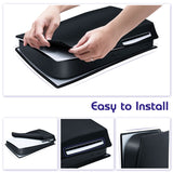 Dustproof Silicone Protective Case Cover for PS5 Disk Edition - Black(Not for PS5 Slim)