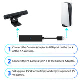 VR Camera Adapter for PS5 /PS5 Slim Console-Black(AL-P5033