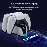 Honcam Tri-Protection Safety Dual Controller Charger for PS5 DualSense Controller