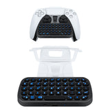 Dobe Wireless Keyboard with Backlight & Controller Clip for PS5 Controller - Black (TP5-0556S)