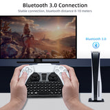 Dobe Wireless Keyboard with Backlight & Controller Clip for PS5 Controller - Black (TP5-0556S)