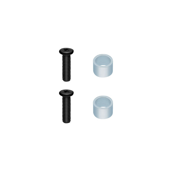 2 Sets Replacement Hard Drive Screw with Screw Ring for PS5 SSD