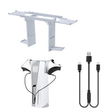 JYS Hanger Holder Stand with Charging Cable Kit for PS5 VR2-White(JYS-P5160)
