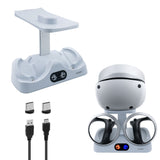 DOBE Charging Dock with Magnetic Suction Heads for PS5 VR2-White(TP5-2515)