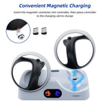 DOBE Charging Dock with Magnetic Suction Heads for PS5 VR2-White(TP5-2515)