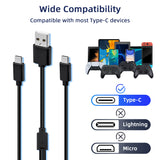 DOBE Charging Cable for PS5 VR2-Black(TP5-2519)