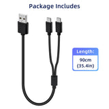 DOBE Charging Cable for PS5 VR2-Black(TP5-2519)
