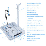 iPlay Multifunctional Cooling Stand with Charging for PS5/PS VR2 Controller-White(HBP-6478)(Not for PS5 Slim)