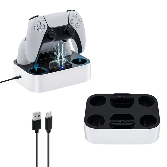 DualSense Charging Dock for PS5 Controller-White(PSD01)